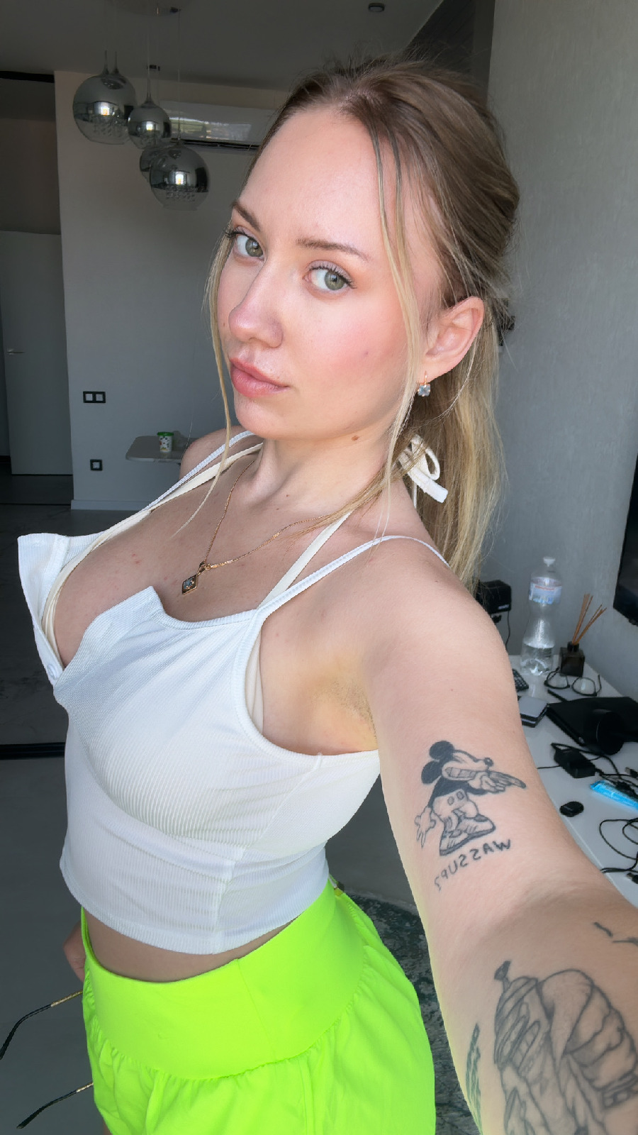 KateV in her underwear in Lviv